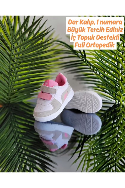Full Orthopedic İlkadım Unisex Girls Boys Baby Kids Sports Shoes Lightweight Comfortable Soft Daily