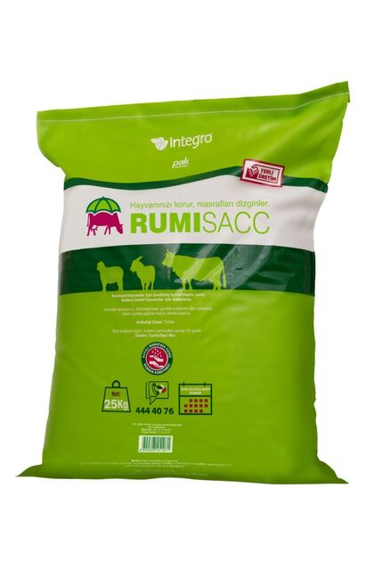 Pakmaya Rumisacc Saccharomyces Canlı Maya Ruminant Hayvan Tamamlayıcı Yemi 25 Kg