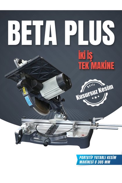 BETA PLUS PORTATİF YATARLI KESİM MAKİNESİ