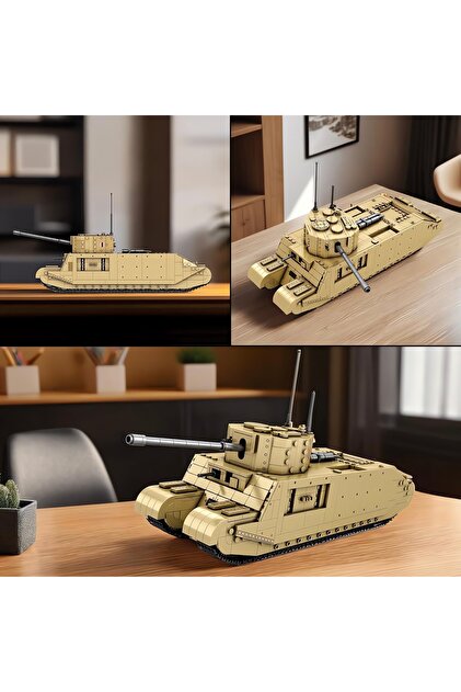 REOBRIX 1/30 Tog Iı Tank, Teknik Blok Yapı Kiti (1427 PARÇA