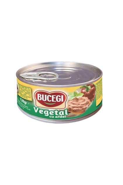 Pateu de legume cu ardei, Bucegi, 6 x 120 g