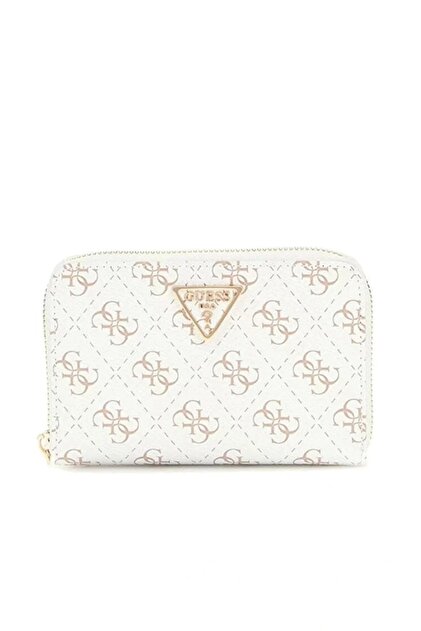 Guess ECO ERICA SLG MED ZIP AROUND Kadın Krem Cüzdan SWQG9510140