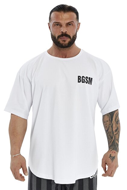 تي شيرت رجالي كبير الحجم للصالة الرياضية Rag Top BGSM 3379