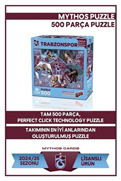 Trabzonspor TAKIM 300 PARÇA PUZZLE - Fiyatı, Yorumları