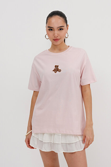 Addax Ayıcık Baskılı T-shirt P10434-W9 - Fiyatı, Yorumları