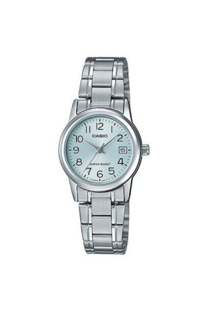 CASIO Women's Analog Blue Dial Watch - LTP-V002D-2B