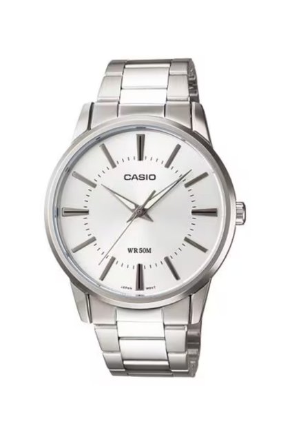 CASIO Men's Analog White Dial Watch - MTP-1303D-7A