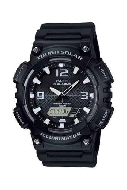CASIO Men's Analog-Digital Black Dial Watch - AQ-S810W-1A2