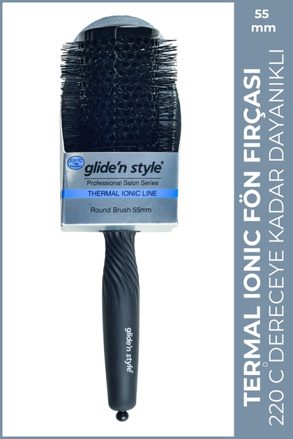 未使用品 11min ガルバニックスティック 1159  BlackGold Glide'n Style Pro Termal Fön Fırçası 55mm Gs-251 - Fiyatı, Yorumları