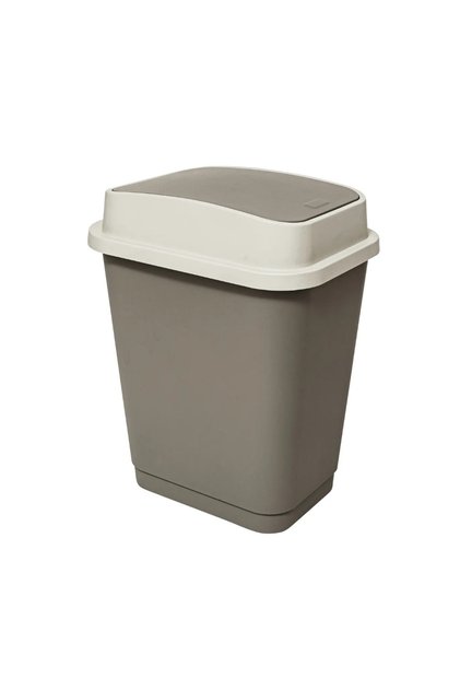Coș de gunoi, bej, plastic Uvelse, 50 litri, 60 x 44 x Î 33 cm
