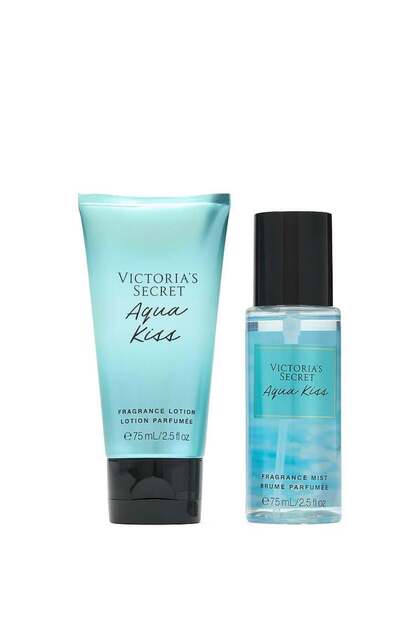 Victoria's Secret Aqua Kiss Seyahat Boy Hediye Seti - Fiyatı
