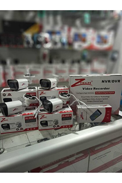 ZTECH 4 Lü Güvenlik Kamera Sistemi Hazır Seti - Fiyatı, Yorumları