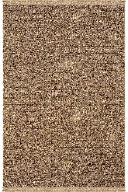 Hasır 623 Kahve Halı İnce Mutfak Halısı Yazlık Halı Kilim Kesme Halı Yolluk Antre Hol Koridor Halısı