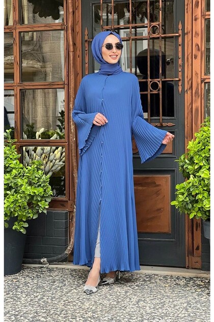 fragment WEAR エプロン アイボリー ネイビー Pieef Kadın Akor Abaya - Fiyatı, Yorumları