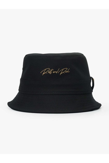 Women's Men's Black Bucket Hat Basic