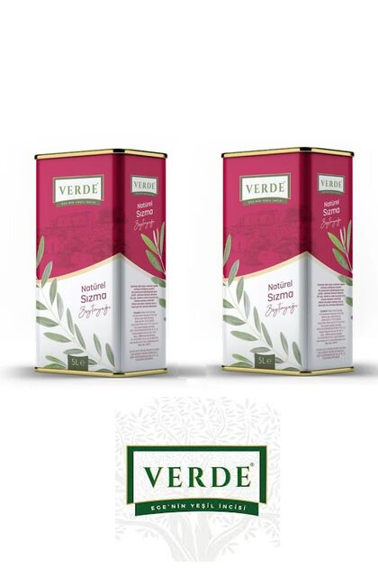 Naturel Sızma Teneke Zeytinyağı 5 lt x 2 Adet