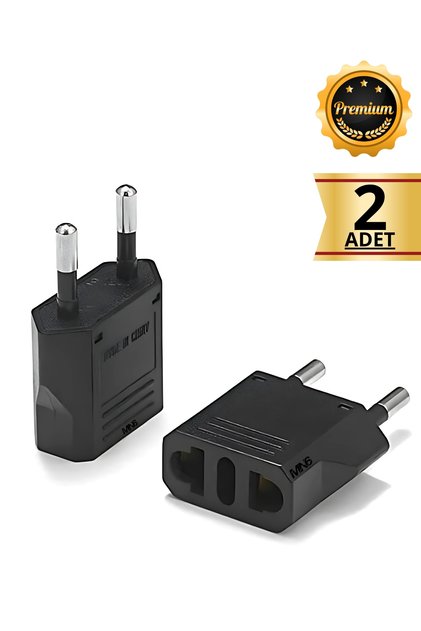 M22 Amerikan Fişini Türkiye ve Avrupa Prize Dönüştürücü Adaptör, Type A → Type C, 2 Adet