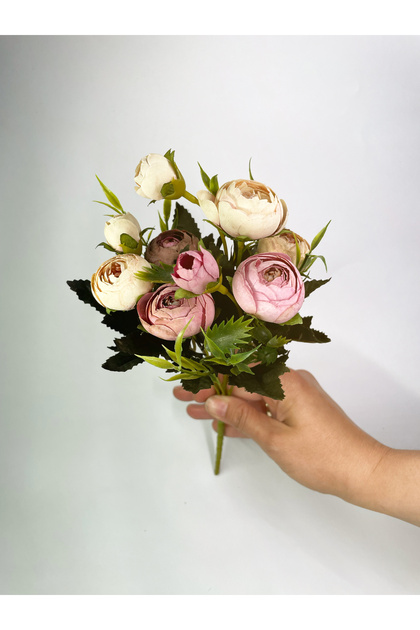 Lux Yapay Çiçek - Şakayık Buket - 30cm