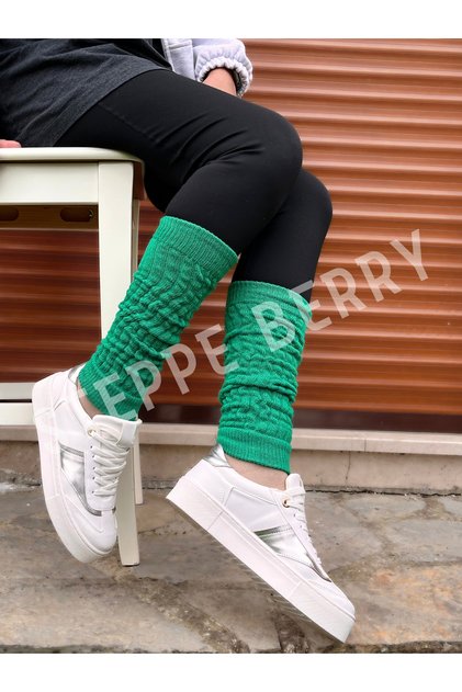 Women's Leaf Green Tone Leggings