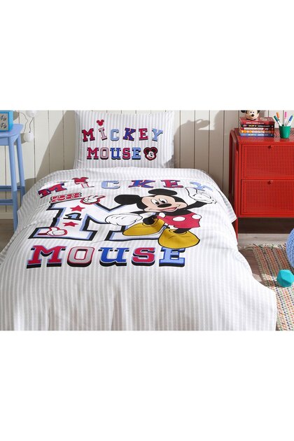 Özdilek Mickey Mouse Collage %100 Pamuk Tek Kişilik Disney