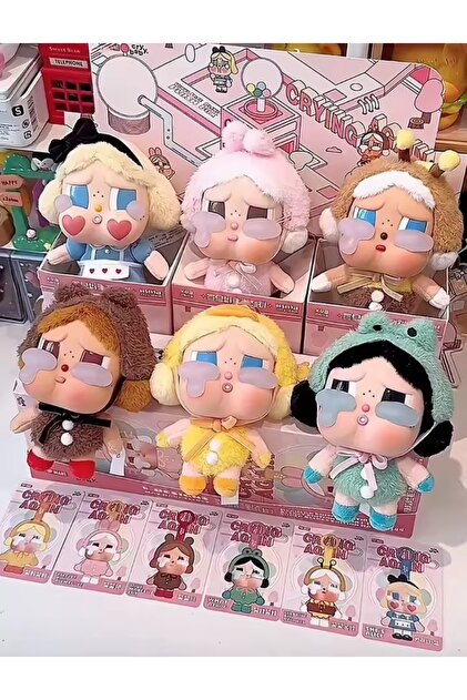 NB market CRYBABY pop mart kapalı sürpriz pack kutu Chery baby