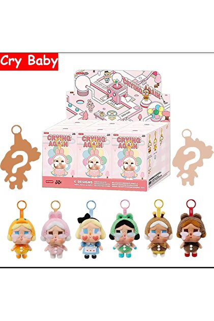 CRYBABY ３点セット NB market CRYBABY pop mart kapalı sürpriz pack kutu Chery baby