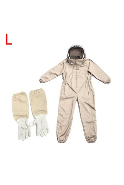 Style3 1Set Professional Ventilated Full Body Beekeeping Bee Keeping Suit With Gloves