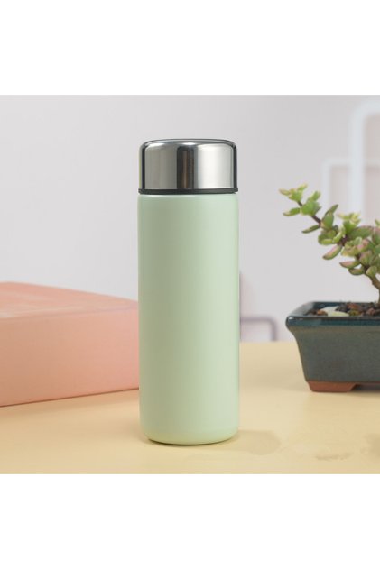 200ML Green 200ML Small Portable 304Stainless Steel Travel Drink Water Bottle Mini Thermos Bottle T