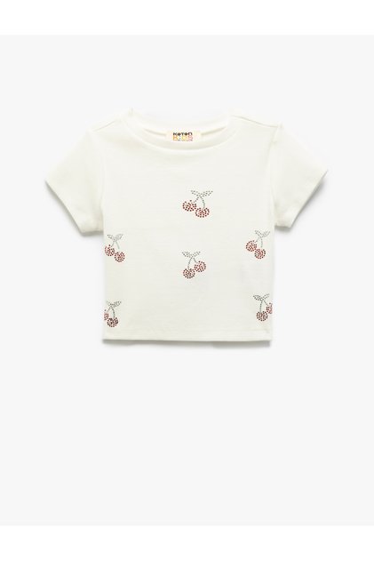 Beige Short Sleeve T-Shirt