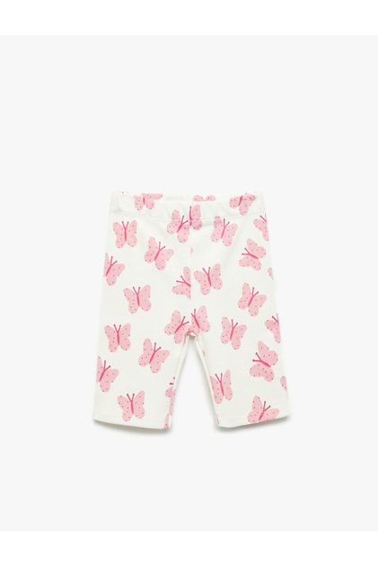 Camisole Butterfly Printed Cotton Short Leggings
