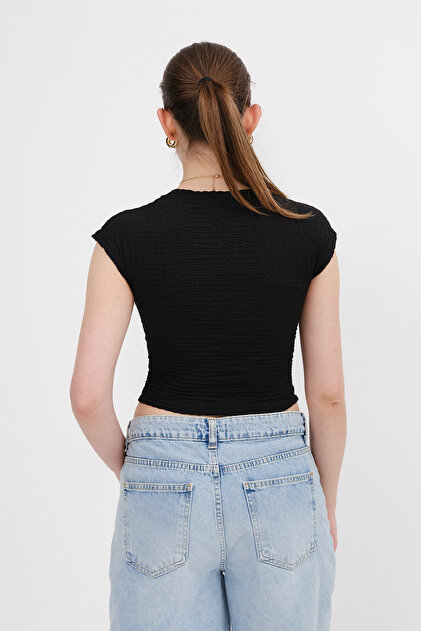 Addax Dokulu Crop T-shirt P18308 - Fiyatı, Yorumları