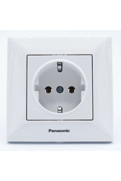 Arkedia Panasonic, ST, alb, priză simplă cu Panasonic, ST, alb