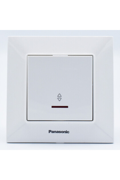 Întrerupător cap-scară cu LED 10A, IP20, Alb, Arkedia Slim