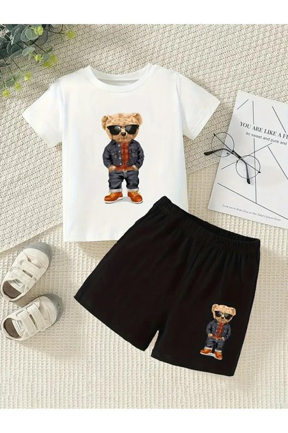 Children's T-Shirt and Pocket Shorts Set