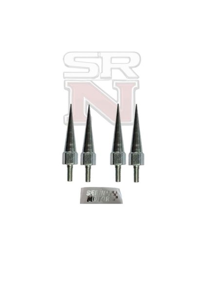 6 MM Modifiye Sivri Vida 4 Adet Gri SRN-MOTOR