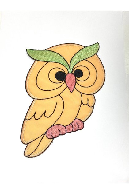 Baby Blanket Applique / Baby and Child Applique / Large Size / Owl