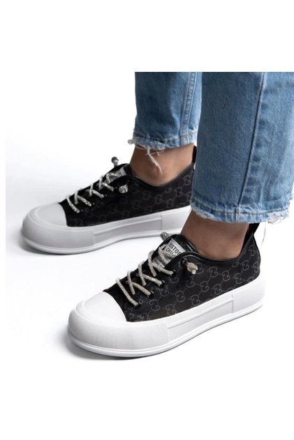 24Y384 Women's Monogram Pattern Sneaker Sports Shoes