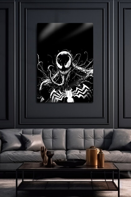 DekorHane Metal Baskı - Marvel Venom, Spider Man Örümcek Adam