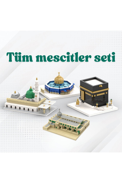 MuslimBlocks Tüm Mescitler Seti(ISLAMİC Yapı Oyuncak) - Fiyatı