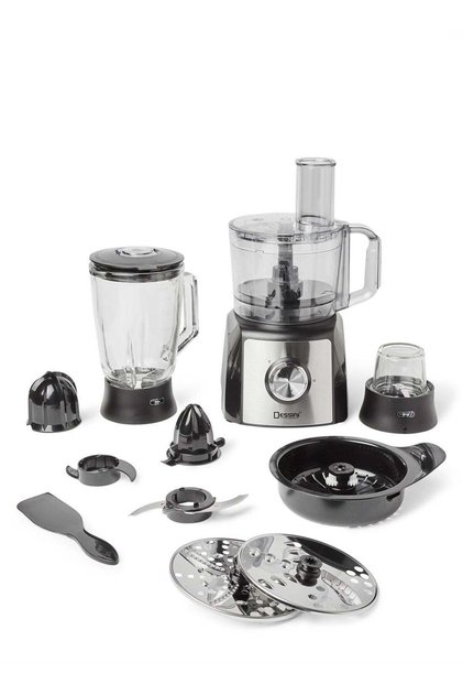 Food Processor 600.0 W 9900-food processor Silver/Black/Clear