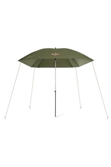 Umbrelă Delphin RAINY, diagonală 250 cm, verde, geantă de transport, frânghii și cuie de fixare