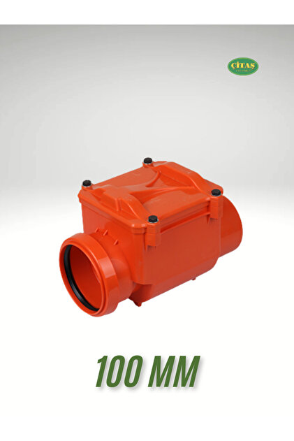 ÇİTAŞ 100 Lük Sert Plastik Klapeli Çekvalf 110 MM PVC Boru