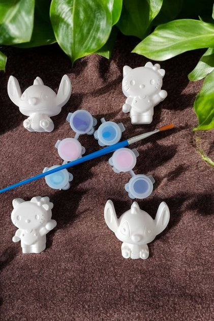 Stitch / boyayın seti, kendin yap, dıy, doğum günü hediyesi, tatil hediyesi,