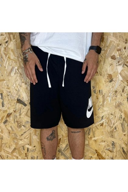 Club Alumni French Terry Erkek Şort- Cool Trend Store (Siyah)