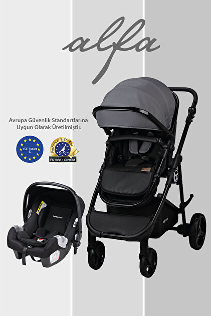 Baby Care Alfa Travel Sistem Bebek Arabası (ANTRASİT) - Fiyatı