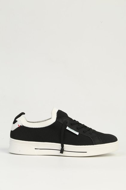 Black White Women's Sports Shoes Imported Bni-11483