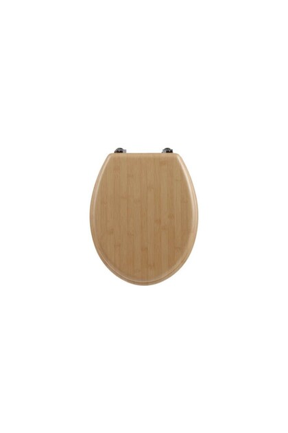 Capac WC 5Five Simply Smart, MDF, bambus maro, 37x5,5x45 cm