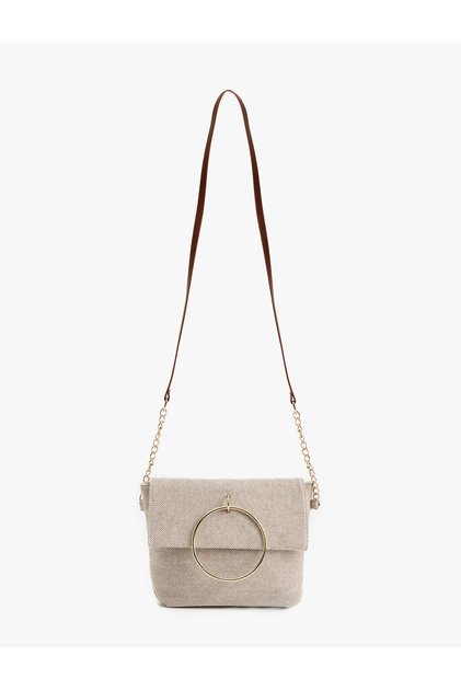 Ring Buckle Detailed Hanging Bag