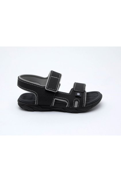 Infant Boys Sandals With Back Strap Black | Made In Brazil