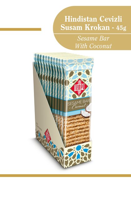 Sesame Crocans with Coconut 45 g X 12 Units